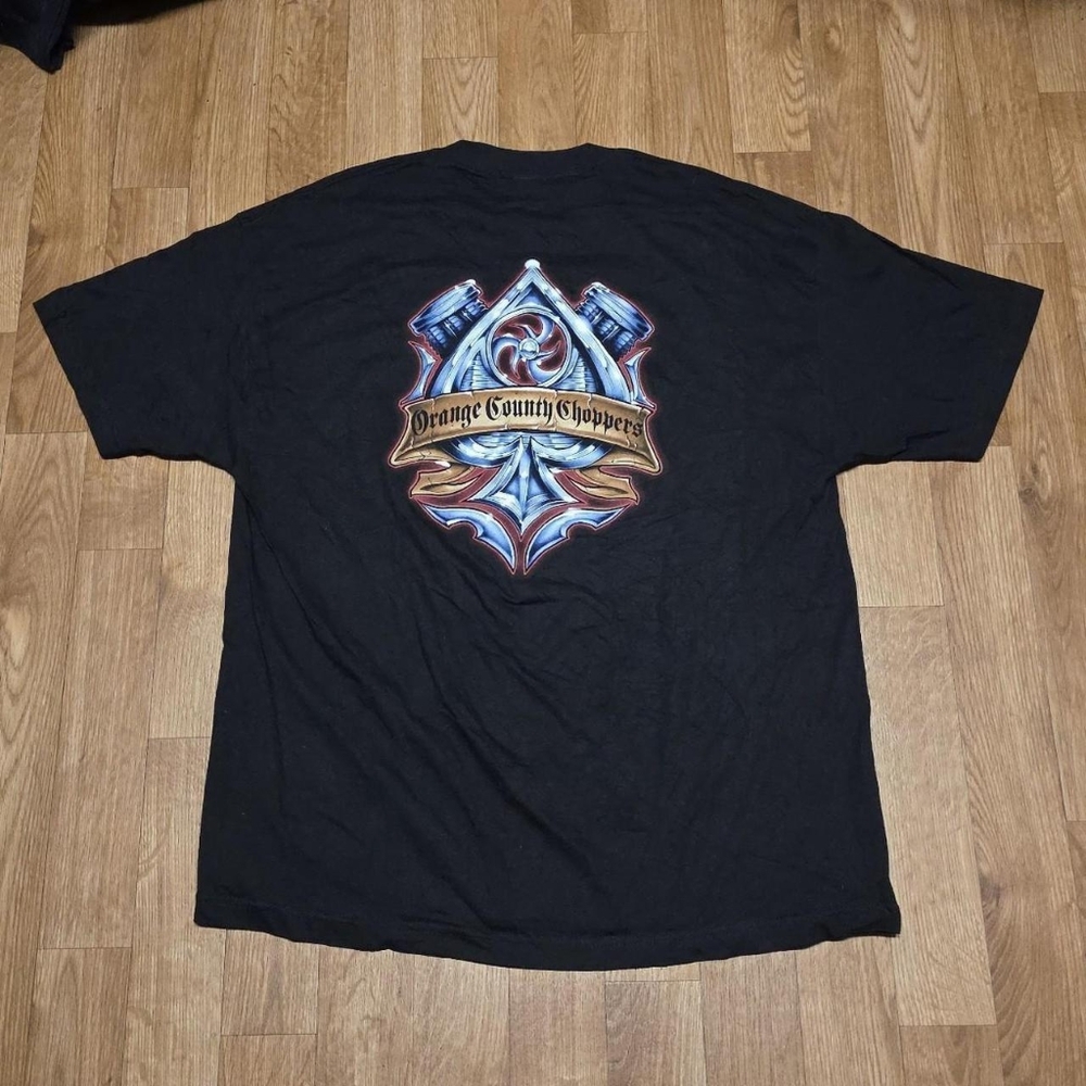 Orange County Choppers Shirt Biker Motorcycle OCC Black